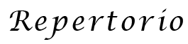 Repertorio